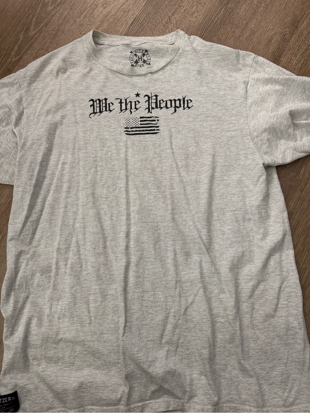 We the People Short Sleeve Graphic Tee - Grey